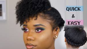 Short wavy haircuts and hairstyles are versatile: Quick And Easy Hairstyle For Short Awkward Length 4 Type Natural Hair Giveaway Winner Youtube