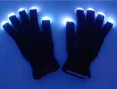 Black Light Up Gloves Pair Music Trends Pro Audio Lighting And Production Equipment