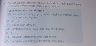 Maybe you would like to learn more about one of these? Tugas Bahasa Indonesias Teks Prosedur Kelas 7 Tolong Bantu Ya Brainly Co Id
