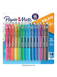 These type of boards can reused and recycled again and again as a source of pulp fiber. Paper Mate Inkjoy Gel Pens Medium Point 0 7 Mm Assorted Barrels Assorted Ink Colors Pack Of 14 Office Depot