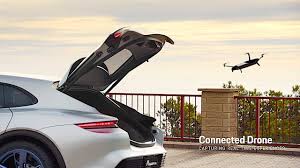 Porsche Mission E Autonomous Drone Demo Video Porsche Mission E Cross Turismo Geneva 2018 Carjam Wysluxury Mission E Porsche Mission Porsche