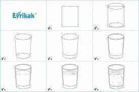 Start to draw the handle. How To Draw A Glass Of Water Step By Step
