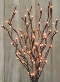 Electric Willow Twigs Lighted Branch 19 3 4 Twig Lights Lighted Branches Branch Decor