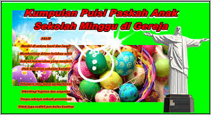 Ku bersukacita yesus bangkit #paskahsekolahminggu #gkiharapanindah. Kumpulan Puisi Paskah Anak Sekolah Minggu Di Gereja Elruth Com