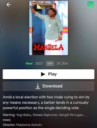 Best tamil movies of 2017: Mandela Movie Streaming On Netflix Indiancinemaregional