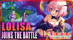 The Newbie Succubus, Lolisa, joins the battle! | Anime KonoSuba New  Character Banner 73 - YouTube