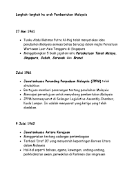 Pasien dari indonesia masih bisa berobat ke malaysia dengan #langkah 1: Langkah Langkah Pembentukan Malaysia