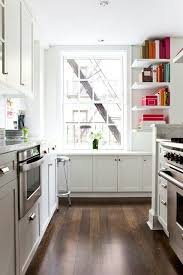 Leaving Doors Off The Cabinets Next To The Sink Putting Books In And Serving Dishes And Being Able To See Them Home Kitchen Design Kitchen Remodel