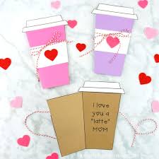 Does your child want to make beautiful greeting cards for his friends? Mother S Day Coffee Card Template I Heart Crafty Things