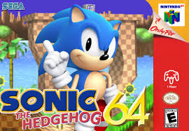 Legend of zelda ocarina of time players choice: Sonic The Hedgehog 64 Nintendo 64 Box Art Cover By Janitoalevic