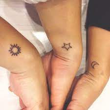 Sun Moon Stars Sisters Tats Ideas Tattoos For Daughters Friend Tattoos Tattoos