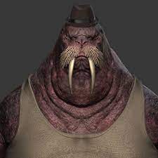 Jsmarantz Here S A Fun Walrus Man Concept I Did A While Back For A Canceled Movie Would Ve Been Cool Conceptart Crea Creature Design Popular Artists Walrus
