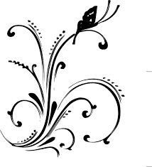 Floral scroll pattern stock vector. Floral Scroll Clipart Scroll Clip Art Clip Art Art Apple Illustration