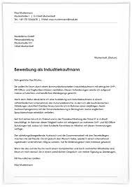 Lebenslauf muster für bewerbung industriekauffrau. Bewerbung Als Industriekaufmann Industriekauffrau
