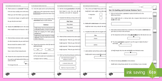 Simply answer all of the questions in the quiz and press submit to see your score and other statistics. Spelling And Grammar Ks2 Practice Sat Tests