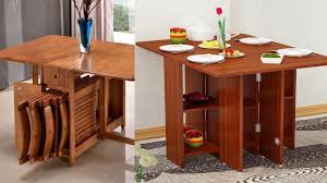 Table leaves, folding ballroom chairs, and side chairs are great tools for accommodating larger gatherings and can be tucked away for everyday life. Folding Dining Table And Chairs Shopping Latest Folding Table Design Youtube