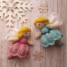 Maybe you would like to learn more about one of these? Knitted Fairy Doll Knitted Dolls Christmas Knitting Christmas Fairy