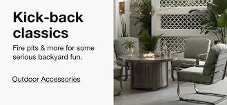 The slatted tables and plush chairs of the wayland outdoor dining collection provide you with the means to create an oasis of comfort in your outdoor space when you entertain while their durable build will keep them looking like new. Outdoor Furniture Patio Accessories Macy S