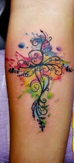 Feminine delicate cross with flowers tattoo. Cross Tattoos Top 153 Designs And Artwork For The Best Cross Tattoo