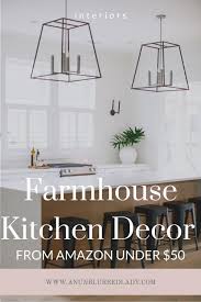 Farmhouse Kitchen Decor From Amazon An Unblurred Lady In 2020 Farmhouse Kitchen Decor Farmhouse Kitchen Kitchen Decor