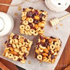 Peanut Butter Honey Cereal Bars No Bake Chew Out Loud Recipe Honey Roasted Peanuts Snacks Food