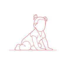 How many baby crawling stock photos are there? Crawling Baby Girls Side Dimensions Drawings Dimensions Com