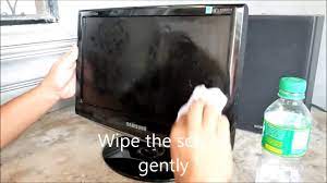 How To Clean Computer Monitor Screen - Youtube