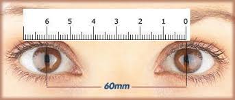 Now use the ruler to measure the distance between the markings. What Is My Pupillary Distance Glasses 2 You