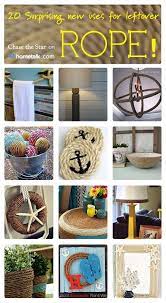 You may have spent a good deal of time shopping for or making lawn decorations that suit your sensibilities and want to put them on. 20 Surprising New Uses For Leftover Rope Diy Crafts Crafts Crafty Diy