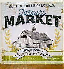 I agree to free membership agreement i agree to receive marketing materials. Farmers Market New 2021 Wall Calendar 11 X11 Hot Item Christmas Ebay