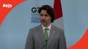 Canada's prime minister justin trudeau walks along the beach at the start of the g7 summit in carbis bay, cornwall on june 11, 2021. Justin Trudeau G7 Summit Speech Transcript 2021 Rev