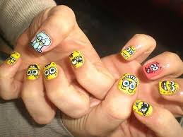 Compartimos los mejores diseños de la web. Bob Sponge Make Up Disenos De Unas De Dibujos Animados Arte De Unas Disney Y Disenos De Unas Cortas