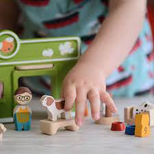 Looks Like Our Plan Toys Pets Are Getting Better And The Vet Has Said The Dog Can Have His Collar Off Now Plan Toys Pet Care Plan Toys Toys Wooden Baby