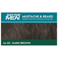 The best hair dye colors for men. Just For Men Mustache Beard Beard Coloring For Gray Hair With Brush Included Dark Brown M 45 Walmart Com Walmart Com