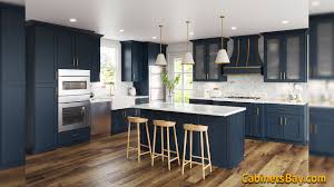 Please note the first number in the size of cabinets is the width, and the second. Moldings Accessories Azura Blue Shaker Ready To Assemble Cabinets Cabinets Bay Llc