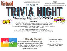 The idea of a family dinner is quite lovely. Family Trivia Night Town Of Bridgton Maine