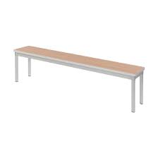Hoobro table benches, pair of 2 dining benches, industrial style indoor benches, durable metal frame, for kitchen, dining room, living room, rustic brown bf01cd01. Gopak Enviro Indoor Beech Effect Dining Bench P Ge969 Buy Online At Nisbets
