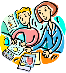 Teacher, students and stone from pecs university. Clipart Of Teacher And Student Free Image Download