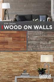 Wood Statement Walls Are Taking Over From Large Planks To Small Panels Add Warmth With Wood On Walls Get Inspired With Our Wal Home House Design Floor Decor