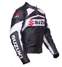 Suzuki Gsxr Motorbike Black Leather Jacket Motorcycle Racing Sports Biker Jacket Suzukibikerjack Motorbike Jackets Motorcycle Jacket Leather Motorcycle Jacket