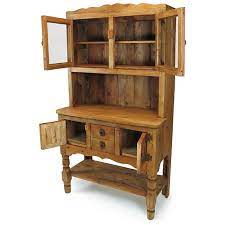 Fantastic furniture is australia's best value furniture and bedding store, with 80 stores nationally. Country Rustic Pine Kitchen Hutch With Glass