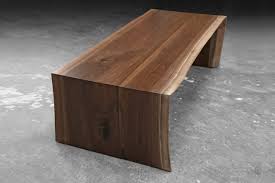 Wood slab and tree round tables. Live Edge Coffee Tables Brooklyn Nyc Sentient
