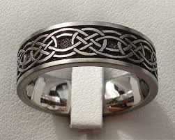 Mens Celtic Wedding Bands White Gold Special Jewelrys Bandring Modisch Ringe