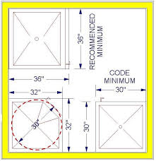 Awesome Site With Information On International Building Codes Whatever That Means And Recommended Measu Best Bathroom Designs Shower Sizes Amazing Bathrooms