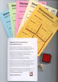 Stempelkaartsetje Voor Boekenwurmen Rood Leren Lezen Lezen Leesmotivatie