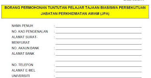 (sertakan nama lengkap, kelas, dan asrama santri untuk pengiriman ke santri). Permohonan Tuntutan Elaun Latihan Amali Jpa Berkuatkuasa Mulai 1 September 2016 Sayidahnapisahdotcom