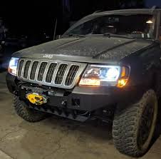 Jeep Grand Cherokee Hidden Winch Mount Wj1999 To 2004 Hk Offroad Winch Bumpers Jeep Wj Jeep Front Bumpers