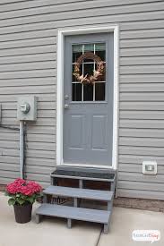 How to paint a new door. How To Paint A Door Without Removing It Atta Girl Says