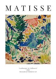 Henri Matisse Landscape At Collioure Exhibition Poster Poster By Studiofrivolo In 2020 Art Exhibition Posters Henri Matisse Art