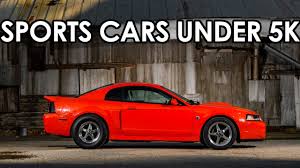 I hope that this list will help you select your. Top 7 Sports Cars Under 5k Youtube